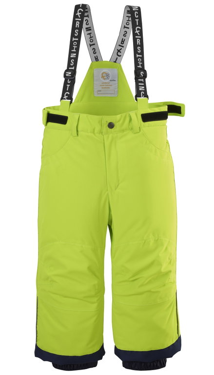 First Instinct Winterhose FISW 7 (Skihose, PFC-frei, wasser- und winddicht) lime Kleinkinder